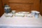 Assortment Of Porcelain Relish Dishes, Cups, (8) Pieces Total