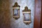 (2) Sets Of Victorian Wall Sconces, 7'' Wide, 17'' Tall,  15'' Tall, 7'' Wide