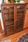Oak Glass Door Bookcase, Pick Up Only, 60