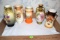 5 Hand Painted Porcelain Vases, Slovakian And Austrian