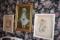 Victorian Baby In Frame, Victorian Girl Print In Frame, Victorian Girl With Baby Print In Frame
