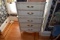 Newer Old Style High Boy Dresser, 5 Drawer, Pick Up Only, 31'' Wide, 17'' Deep, 49'' Tall