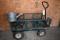 4 Wheel Garden Cart And Watering Can, Pick Up Only