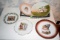 5 Hand Painted Porcelain Plates