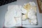 (2) Boxes Of Baby Clothes, Blankets, And Knitted Baby Items