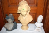 3 Bust Statues