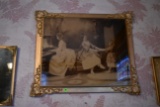 Victorian Picture With Frame