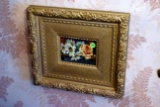 Victorian Style Floral Picture With Frame