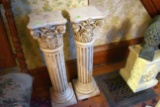 2 Ceramic Pedestals, Pick Up Only, 27