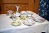 Assortment Of Porcelain, Vase, Dividing Dish, Assortment Of Plates