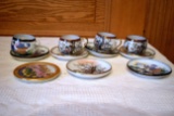 (4) Cups And Saucers, Marked Sautern, 2 More Chinese/Japanese Saucers