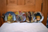 (3) Knowles Collector Plates, (1) French Doll Collector Plate