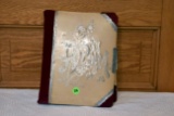 Victorian Photo Album, Front And Back Covers, With 12 Pages, With Black And White Photos Inside