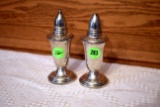 Marked Sterling Salt And Pepper Shakers