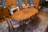 Sherwood French Provincial Table With Six Matching Chairs, One Leaf, 74'' Long With Leaf Included, 3