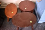 (3) Foot Stools, 13'', 11'', 14'', Pickup Only