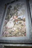Hanging Victorian Tapestry, 64'' Tall, 41'' Wide