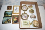 Assortment Of Victorian Styled Picture Frames And Sconce's