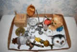Rattle, Ink Well, Clippers, Cutters, Mold, Chalkware