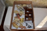 (16) Celluloid Animals, And Doll Dishes