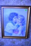 Victorian Boy And Girl Framed Print