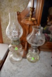 (2) Kerosene Lamps