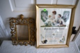 Buster Brown Shoes Advertisement, Metal Picture Frame