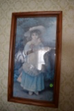 Victorian Style Girl With Doll Framed Print