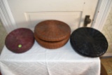 (3) Sewing Baskets