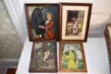 (4) Horse Related Framed Pictures