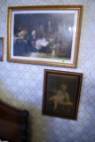 (2) Framed Prints, Anxious Moments And A Victorian Girl Is A Tin Picture