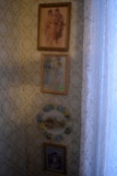 (4) Victorian Style Framed Pictures, 2 Of Them Are Cut Outs