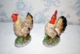 2 Chicken Figurines