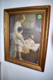 Mother With Children Framed Print
