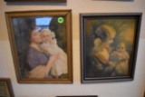 (3) Mother With Child Framed Prints