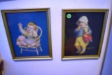 (2) Child Framed Prints