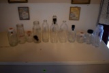 (11) Glass Baby Bottles, 6 Of Them Have The Tops