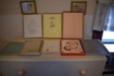 (7) Baby Milestone Books And One Box Of Birthday Cards