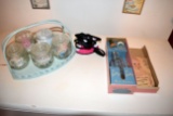 Davidson No Colic Nursing Unit With Box, Mini Fashion Iron, And Bathroom Glass Set With Holder