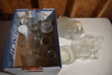 Assortment Of Glass Cups And Vases