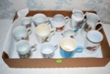 Porcelain Cups And Creamers