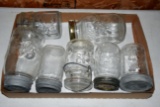 (7) Clear Fruit Jars