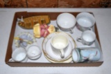 Assortment Of Porcelain Cups, Saucers