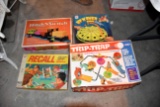 Up And Over Game, Trip Trap, Recall And Hitch And Switch Kids Games, All Opened
