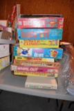 Large Assortment Of Children's Board Games (11) Games