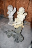 3 Resin Angel Statues, Pick Up Only