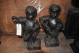 (2) Concrete Statues, 2' Tall, Pick Up Only