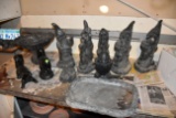 (11) Resin And Concrete Statues, Some Have Damage, Pick Up Only