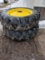 Axle Mount Duals 18.4x38 Tires, No Hubs, Came Off JD 4320 Tractor