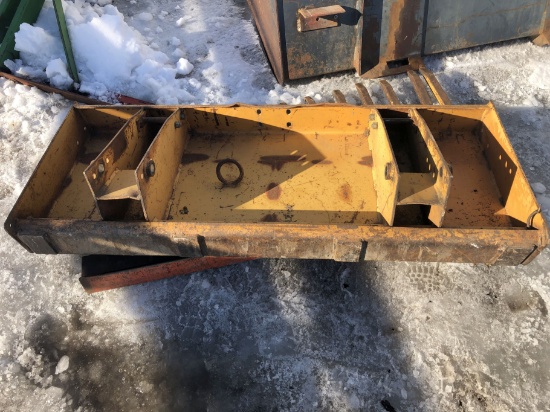 Manure Tine Bucket With Case Skid Loader Hookups